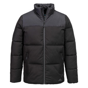 Куртка KX306BKR Portwest, утепленная, Insulated, черная/серая